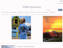 Tablet Screenshot of nublusport.com